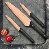 Knight 13-Piece Titanium Plated Cutlery Block Set