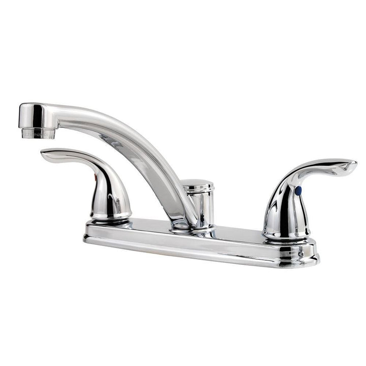 Delton 2-Handle Standard Kitchen Faucet in Polished Chrome - Super Arbor