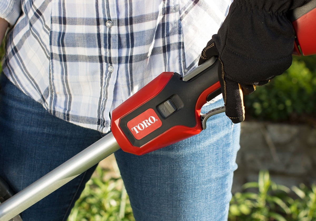Toro 60-Volt Max Lithium-Ion Brushless Cordless 14 in./16 in. String Trimmer with 2.5 Ah Battery and Charger