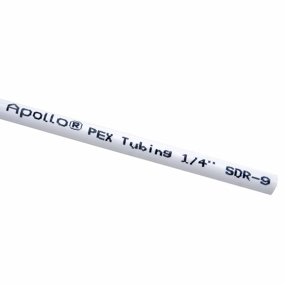 1/4 in. (3/8 in. ) x 2 ft. White PEX Pipe - Super Arbor