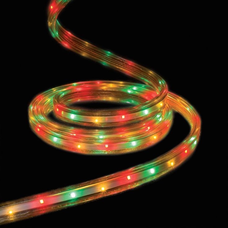 GE StayBright 216-Light 19.6-ft Multicolor Integrated LED Christmas Tape Lights