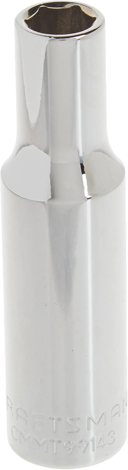Craftsman 8mm Metric Deep Socket, 3/8-inch Drive, 6-Point (CMMT99143)