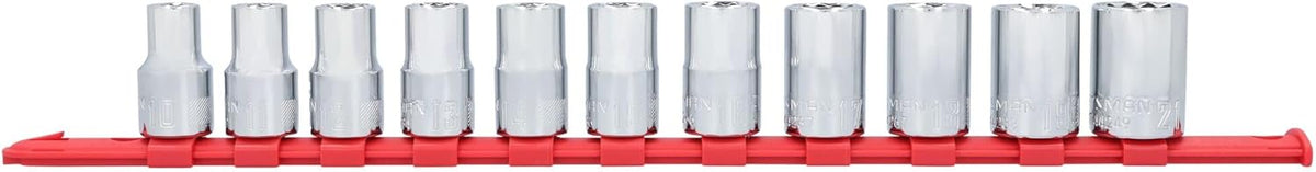 CRAFTSMAN 11-Piece Metric 1/2-in Drive 12-Point Shallow Socket Set