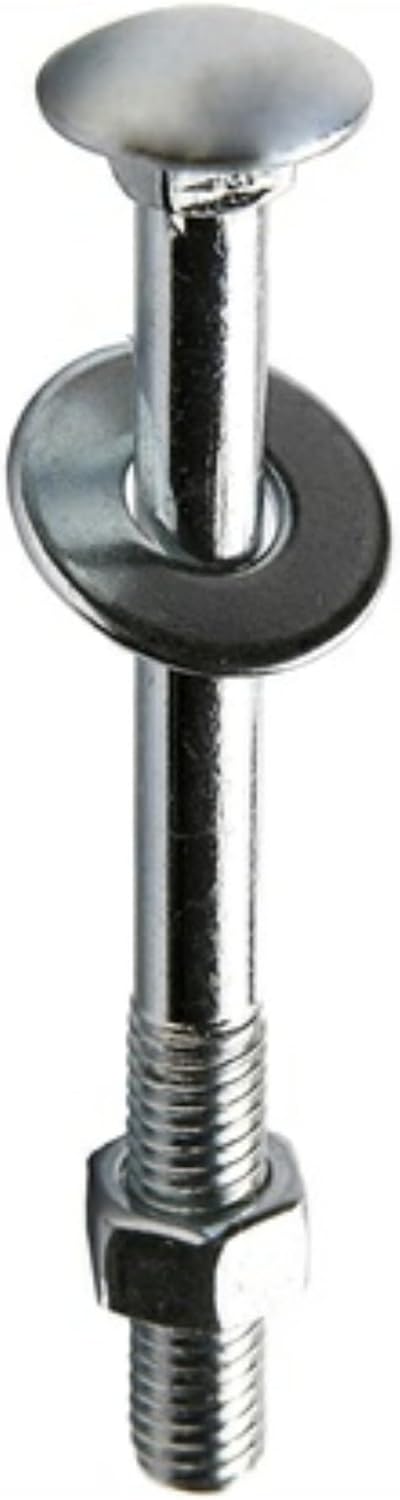 Hillman 1/4 in. x 1 in. Zinc-Plated Steel Carriage Bolts (100-Pack)