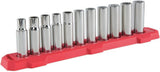 CRAFTSMAN 11-Piece Metric 1/2-in Drive 12-Point Deep Socket Set