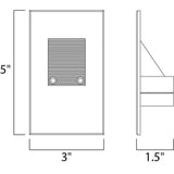 Maxim Lighting -Pack Path Standard (1.2-Lumen) 4-Watt Bronze Line Voltage Hardwired Integrated LED Path Light