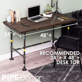 3/4 in. Black Steel Pipe 3.5 ft. L x 28.5 in. H  