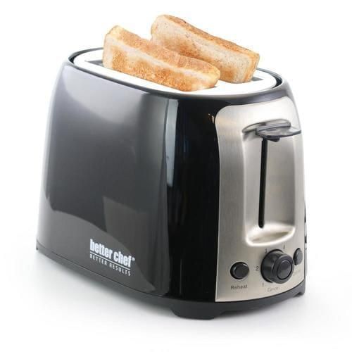 Better Chef 2-Slice Stainless Steel 100-Watt Toaster