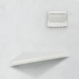 Del Mar Grand Hinged 36 in. x 42 in. x 80 in. Right-Hand Corner Shower Kit in Natural Buff and Chrome Hardware - Super Arbor