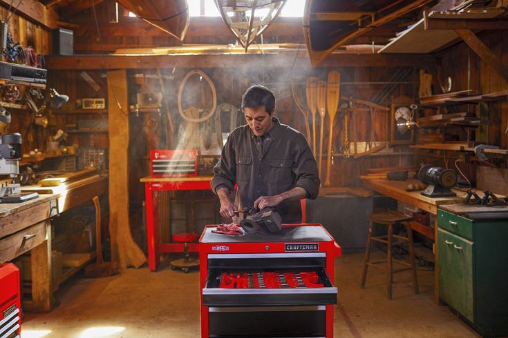 CRAFTSMAN 1000 Series 26.5-in W x 44.25-in H 5 Ball-bearing Steel Tool Chest Combo Black)
