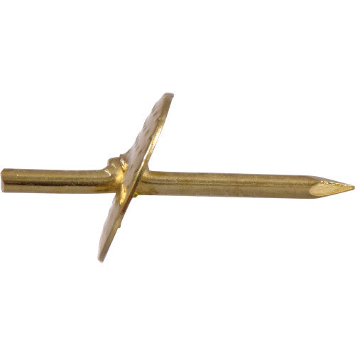 Hillman AnchorWire Brass-Plated One-Piece Quick Hanger, 10 lb Capacity, 5-Pack