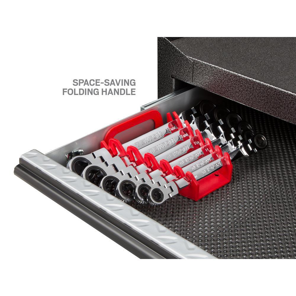8-19 mm Flex-Head Ratcheting Box End Wrench Set (6-Piece) - Super Arbor