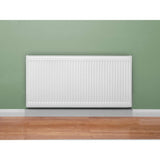 36 in. H x 16 in. L Hot Water Panel Radiator Package in White - Super Arbor