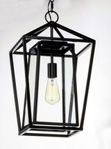 Maxim 3178 Artisan 21" Tall Outdoor Pendant, Black, Clear Glass
