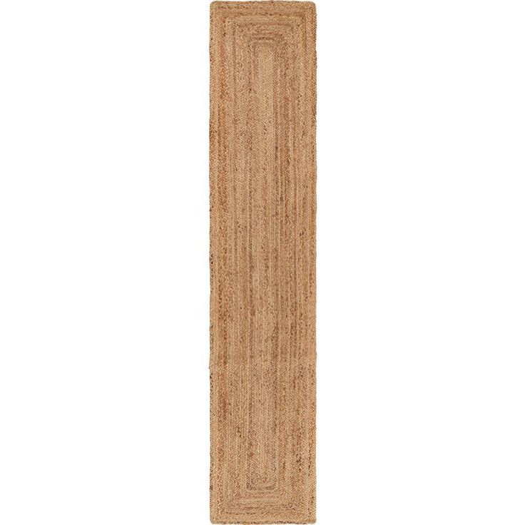 80 in. x 16 in. Natural Jute Classic Braided Runner