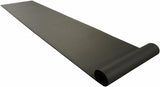 Rubber-Cal "Recycled Flooring" Black Rubber Mat, 1/4 in. x 4 ft. x 4 ft.