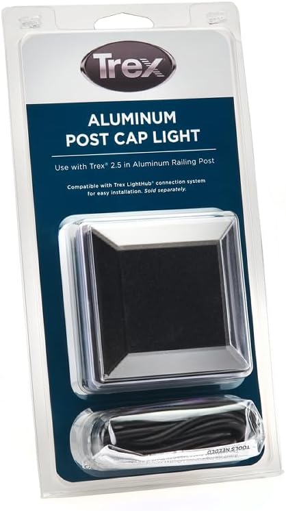 Trex 2-Pack Lighting Black Low Voltage Plug-in LED Post Light
