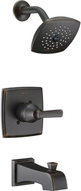 Delta Ashlyn Venetian Bronze 1-Handle Bathtub and Shower Faucet, 14 Series Trim Kit, T14464-RB (Valve Not Included)