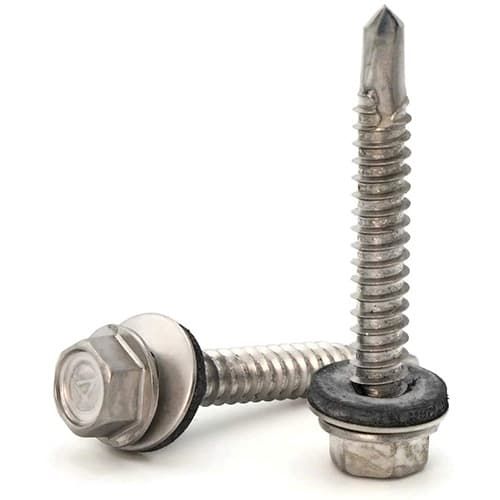 SnapNrack Stainless Steel Sealing Wood Screw 2-1/4" #14