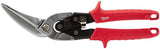 Milwaukee Left and Right Offset Aviation Snips 2‑Pack, Forged Stainless Blades