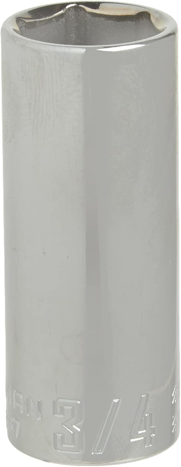 Craftsman 3/4 in. SAE 6-Point Deep Socket, 3/8 in. Drive (CMMT43337)