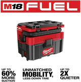 Milwaukee M18 FUEL PACKOUT 18-Volt Lithium-Ion Cordless 2.5 Gal. Wet/Dry Vacuum, Tool-Only (0970-20)