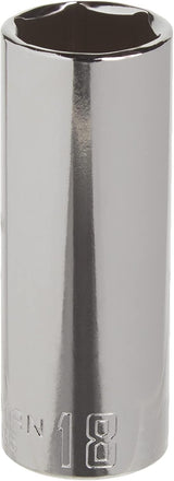 CRAFTSMAN Metric 3/8-in Drive 6-Point 18mm Deep Socket (CMMT44435)