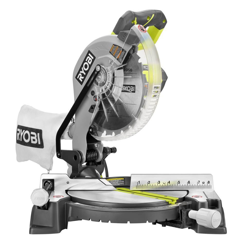 10 in. Compound Miter Saw with LED with Stand - Super Arbor