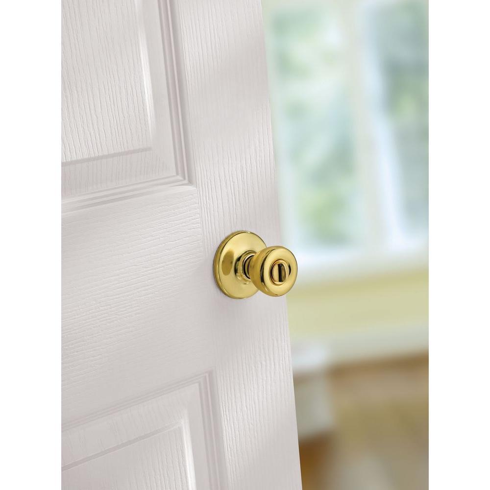 Tylo Polished Brass Bed/Bath Door Knob - Super Arbor