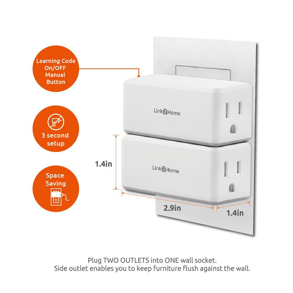 Wireless Indoor Remote Control Outlet Switch with 3 RCVs and 1 Remote - Super Arbor