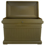 Oak Premium Horizontal Architectrual ParcelWirx Delivery Drop Box Hinged Lid with Swinging Latch for Locking - Super Arbor