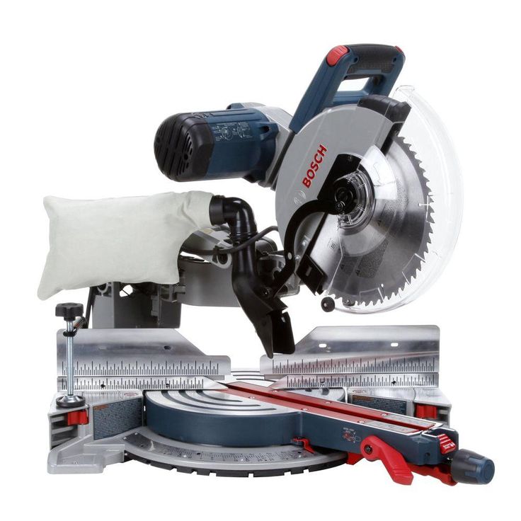 15 Amp 12 in. Corded Dual-Bevel Sliding Glide Miter Saw with 60 Tooth Saw Blade