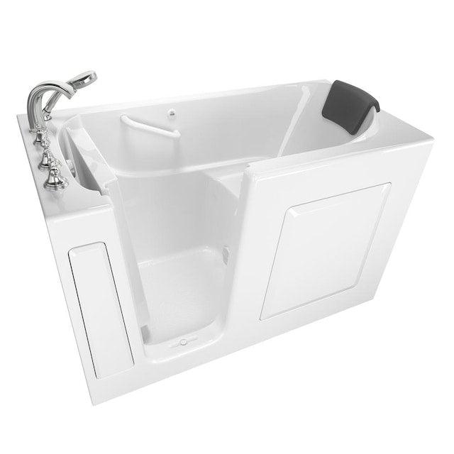 Gelcoat Premium Series 60 in. Left Hand Walk-In Soaking Tub in White - Super Arbor