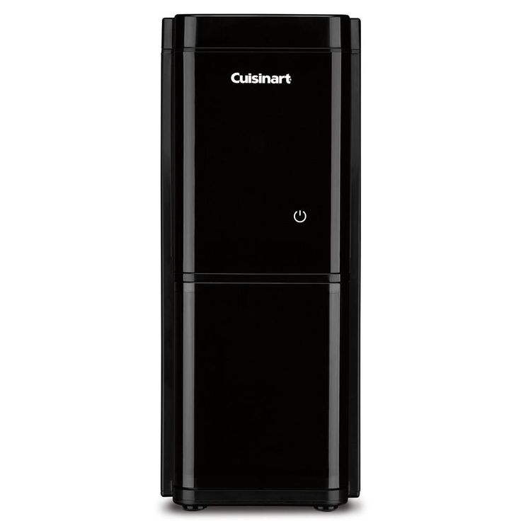 Touchscreen 8 oz. Black Burr Coffee Grinder
