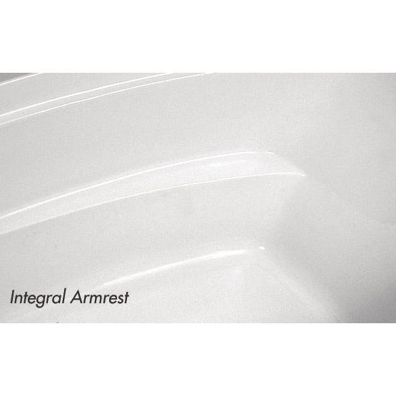 Vecelli 72 in. Acrylic Right Drain Rectangular Alcove Whirlpool Bathtub with Heater in White - Super Arbor