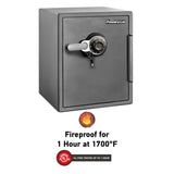 SFW205DPB 2.0 cu. ft. Fireproof Safe and Waterproof Safe with Dial Combination - Super Arbor