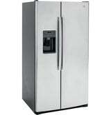 GE 25.3 cu. ft. Side-by-Side Refrigerator in Fingerprint Resistant Stainless Steel, GSS25GYPFS