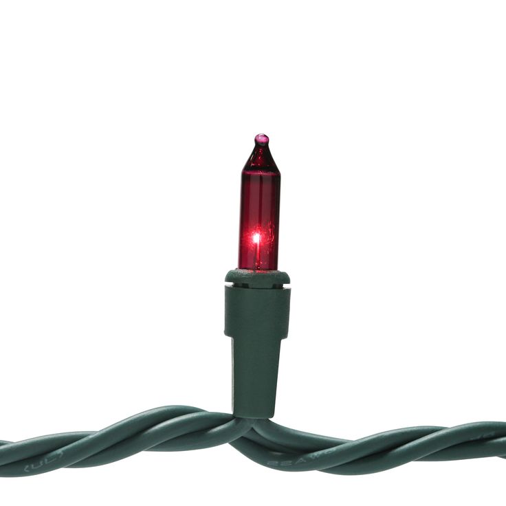 GE String-A-Long 100-Count 20.6-ft Purple Incandescent Plug-In Christmas String Lights