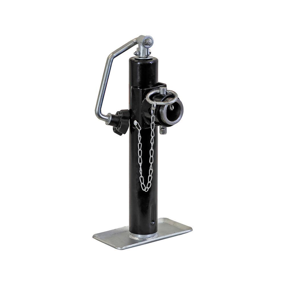 Buyers Products Company 2,000 lbs. Capacity 10 in. Travel Top-Wind Swivel Trailer Jack - Super Arbor