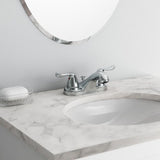 Constructor 4 in. Centerset 2-Handle Bathroom Faucet in Chrome