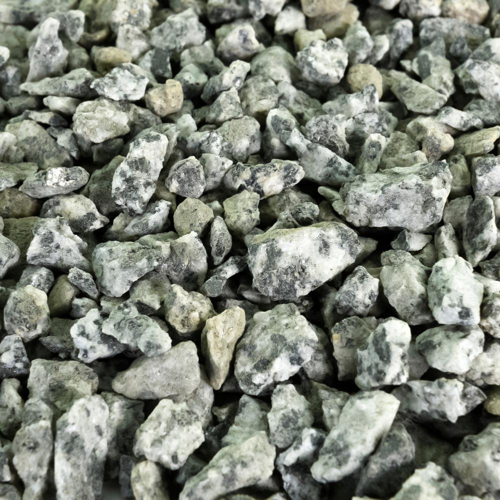 Southwest Boulder & Stone 0.50 cu. ft. 3/8 in. White Ice Bagged Landscape Rock and Pebble for Gardening, Landscaping, Driveways and Walkways
