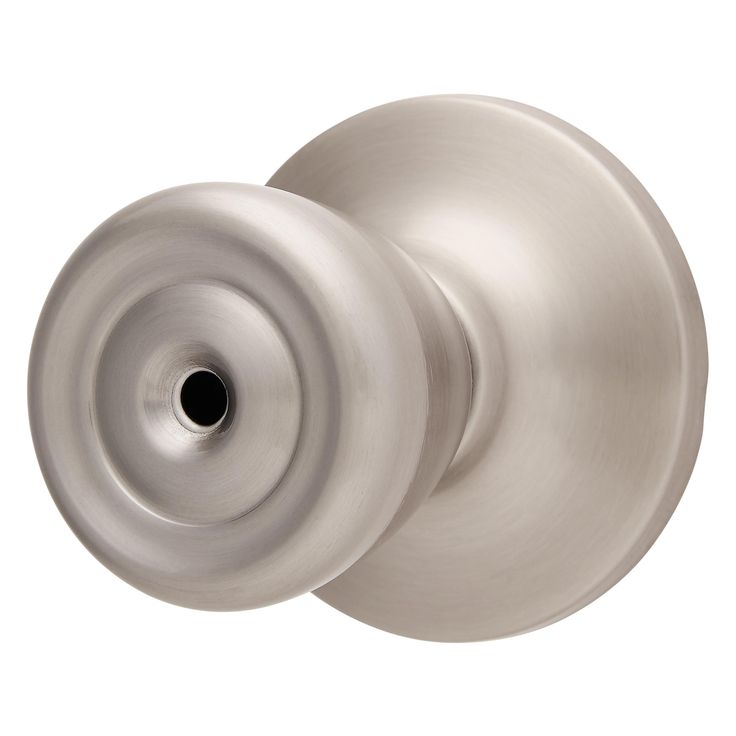 Brink's Privacy Bed/Bath Tulip Style Doorknob, Satin Nickel Finish