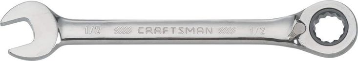 Craftsman 1/2 in. 12 Point SAE Ratcheting Wrench, 6.4 in. L
