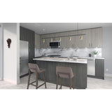 Cambridge 12-in W x 42-in H x 12-in D Grey Nordic Wood Engineered Wood Door Wall Stock Cabinet