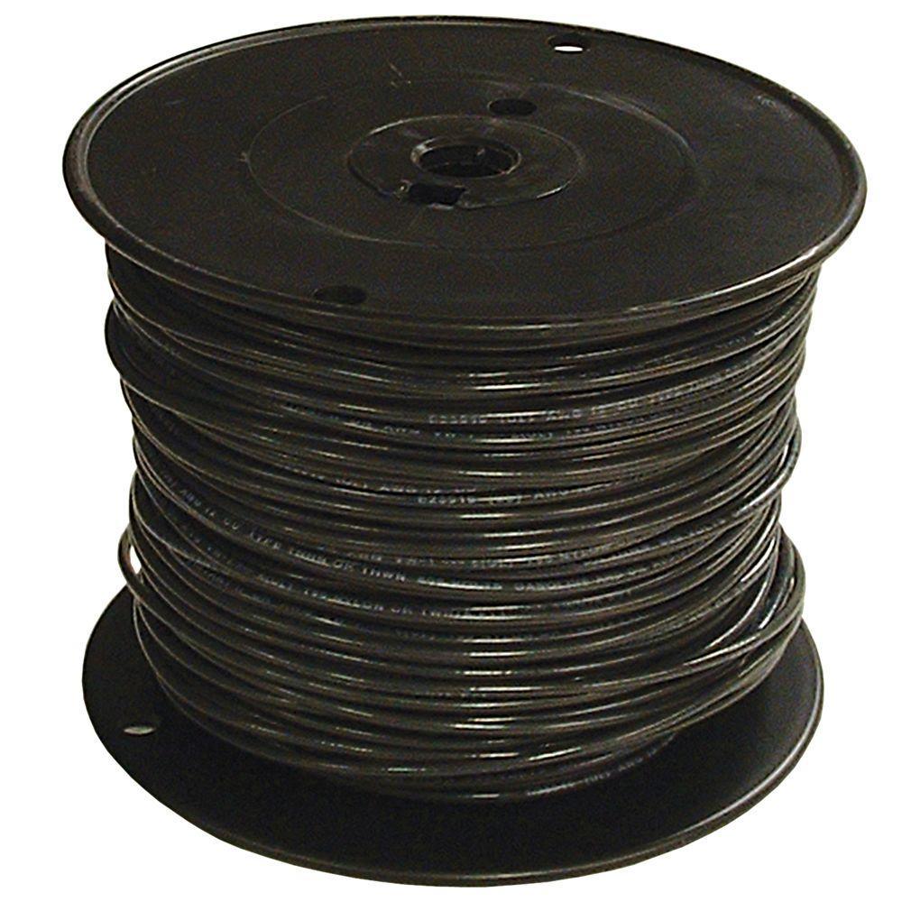 500 ft. 2/0 Black Stranded CU SIMpull THHN Wire - Super Arbor