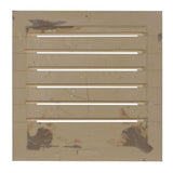 15 in. x 15 in. Rectangular Primed Polyurethane Paintable Gable Louver Vent - Super Arbor