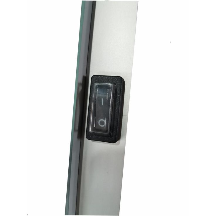 60 in. x 28 in. White LED Lighted Wall Mirror with Rock Switch