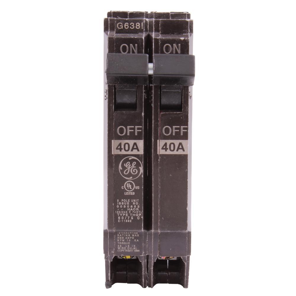 Q-Line 40 Amp 1 in. Double Pole Circuit Breaker - Super Arbor