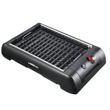 2-in-1 149 sq. in. Black Smokeless Indoor Grill with Interchangeable Plates