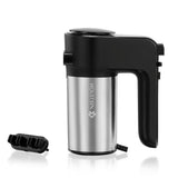 6-Speed 250-Watt Black Hand Mixer with Turbo Function